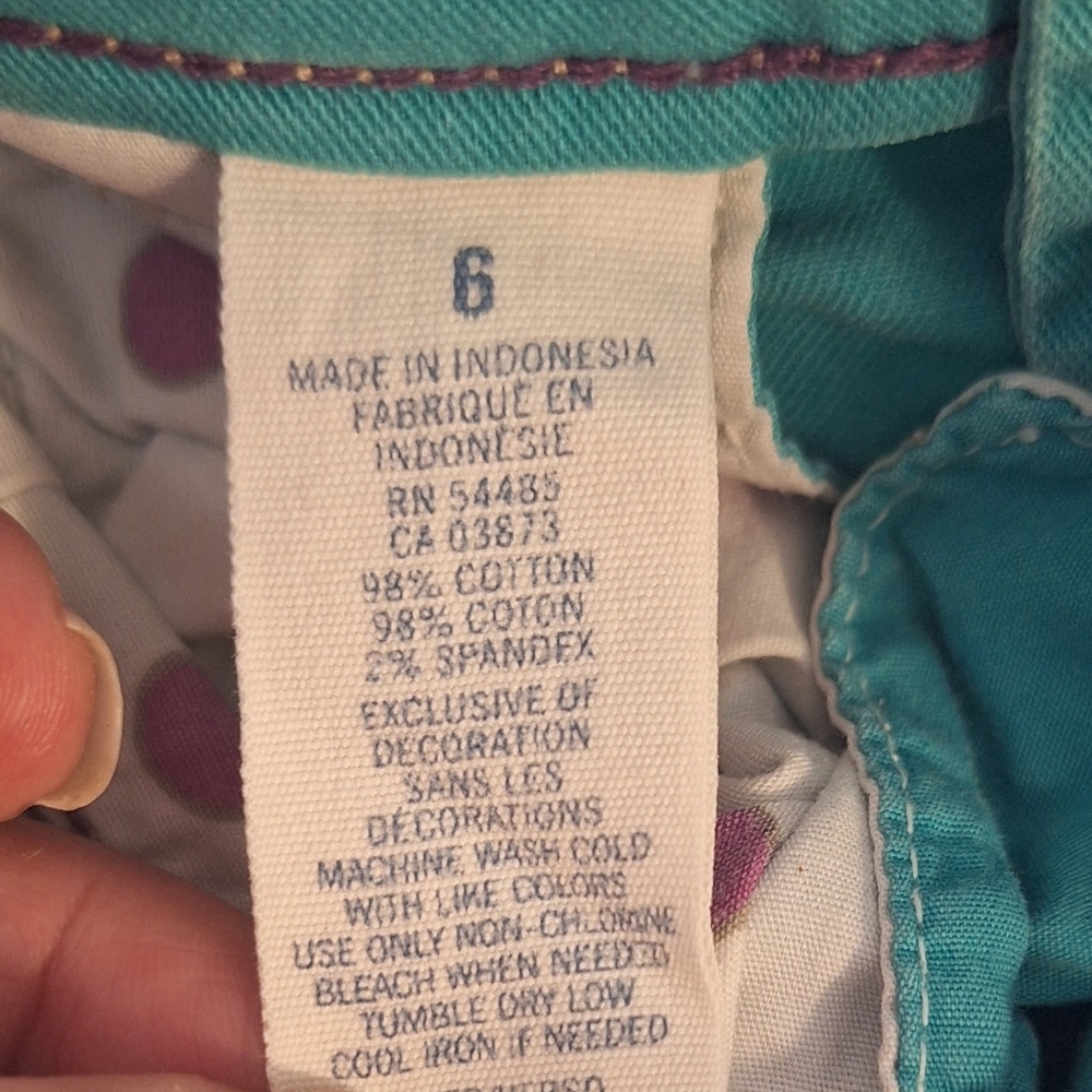 American Eagle Vintage Low Rise Y2K Shorts Sz 6 *D7 - Picture 3 of 5